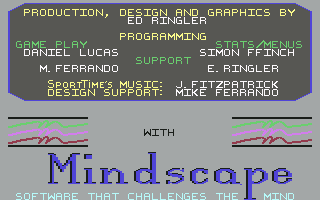 Superstar Ice Hockey screenshot 3 for Commodore 64